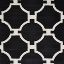Lillieshall Black/Silver - Designer rug