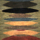 Moeraki Green Runner - Designer rug