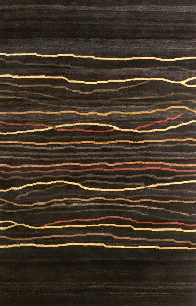 Coal Broken Sunset - Designer rug