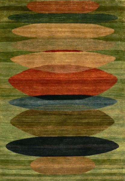 Moeraki Green - Designer rug