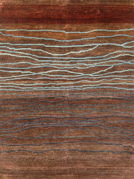 Sepia Broken Sunset - Designer rug