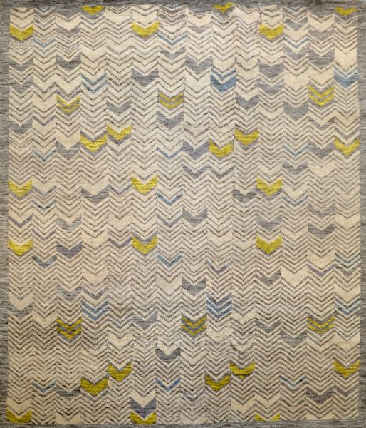 Gateway blue gold - Designer rug