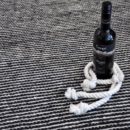 Maine black white - Designer rug by Source Mondial
