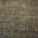 Como Damask green gold - Designer rug by Source Mondial