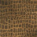 Raffee brown gold - Designer rug by Source Mondial